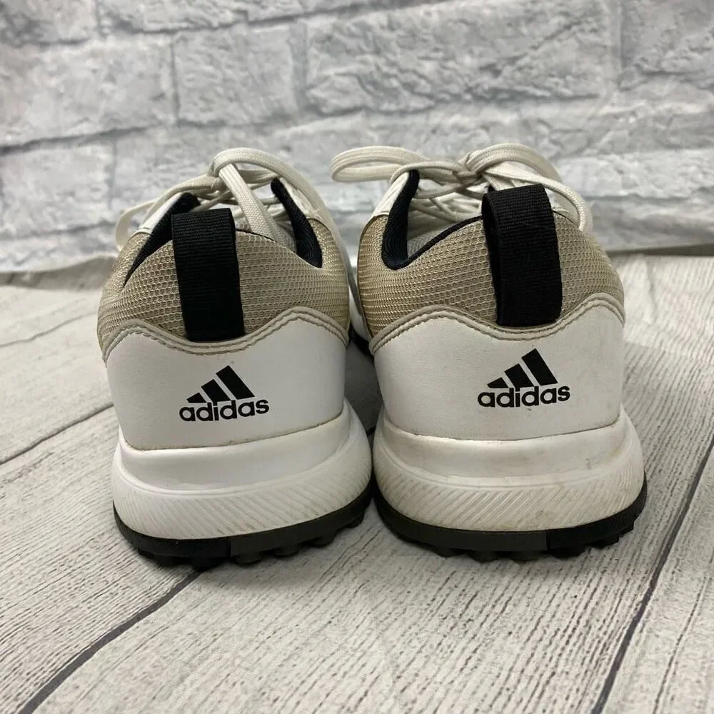 Adidas leather golf shoes w/tie laces mens size 7.5
